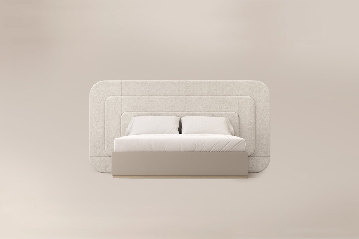 DUNE BED WITH WINGS - CREAM SHEARLING– Dara Maison