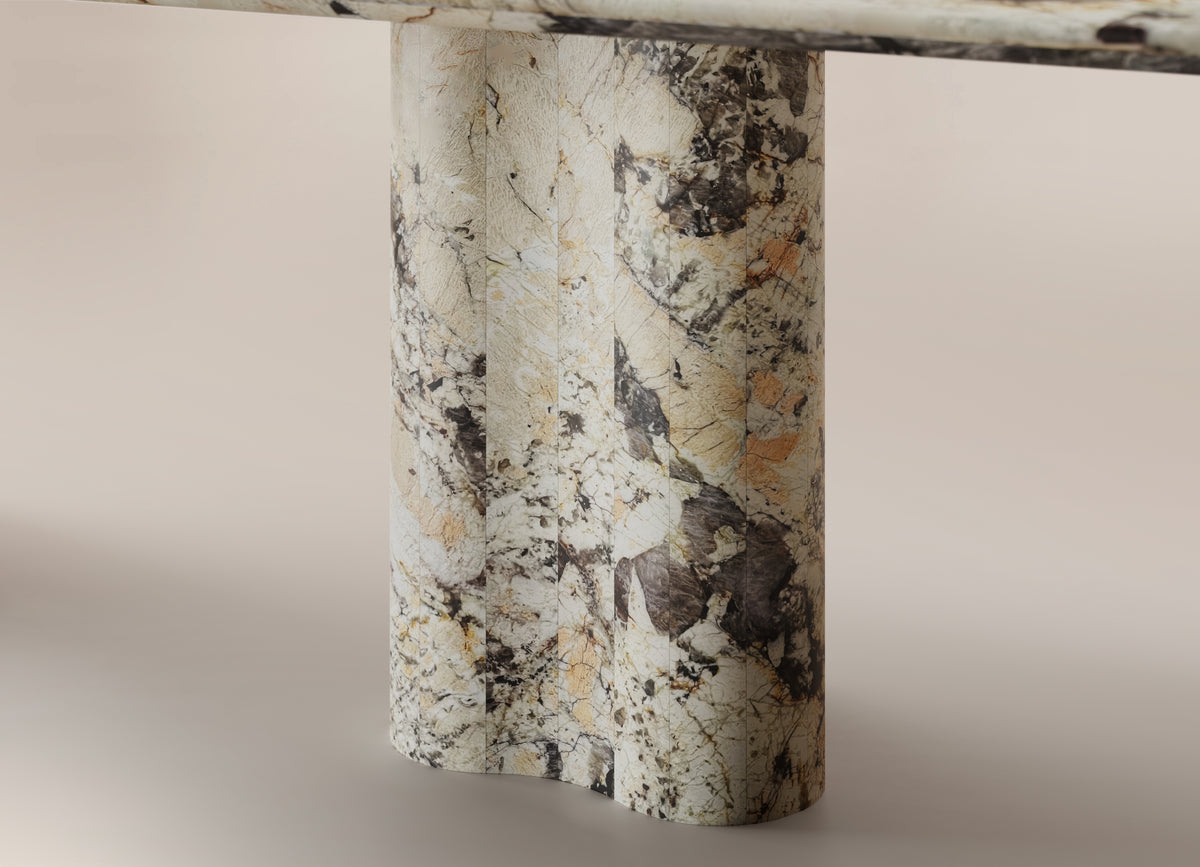 RAGNE RECTANGULAR TABLE LARGE - ALL STONE– Dara Maison